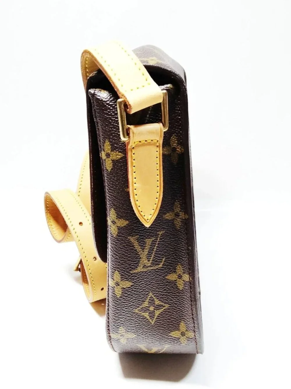 Authentic Louis Vuitton Saint Cloud GM Monogram Canvas Crossbody Shoulder Bag